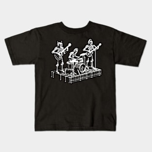 robots playing the music Kids T-Shirt